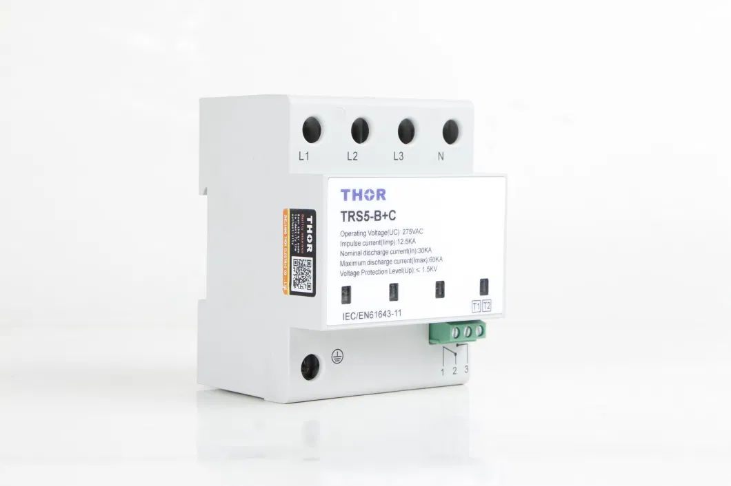 Lightning Protection T1 12.5ka 50ka Surge Protection Device for Surge Protector/ SPD